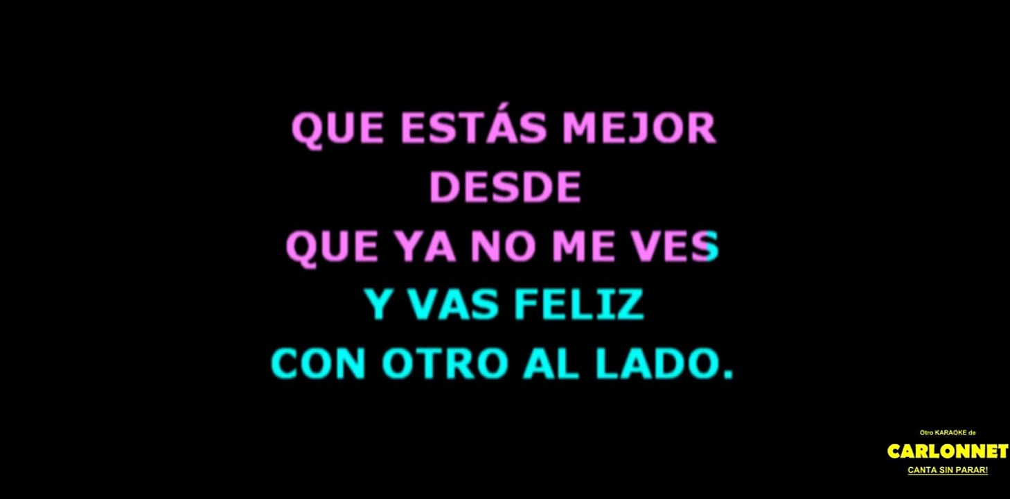 Ya me enteré -Nicky Jam feat Reik (Karaoke)