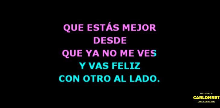 Ya me enteré -Nicky Jam feat Reik (Karaoke)