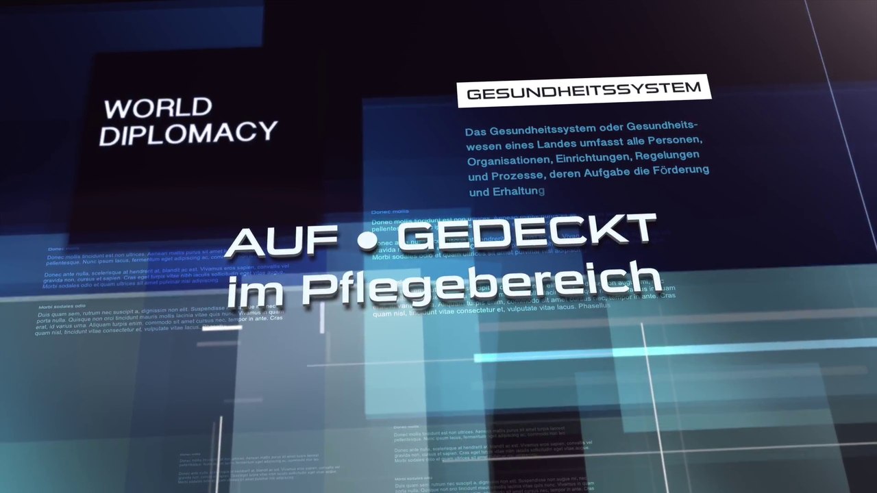 AUF ● GEDECKT im Pflegebereich