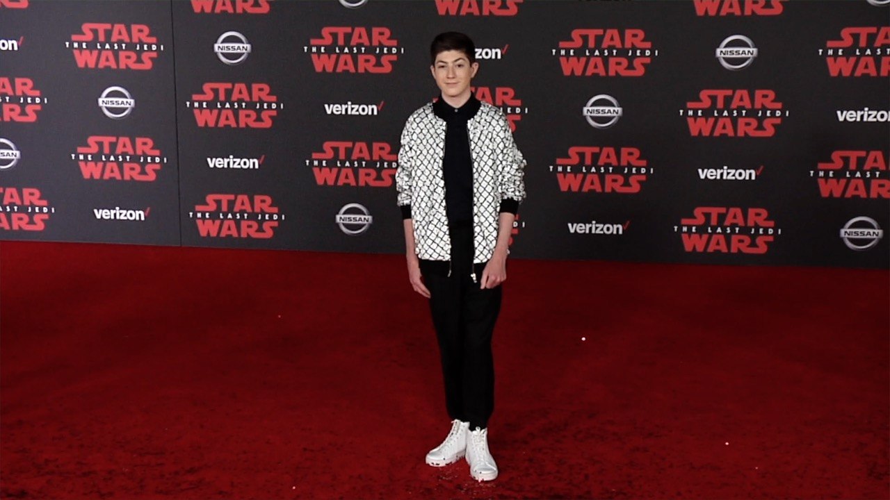 Mason Cook "Star Wars The Last Jedi" World Premiere Red Carpet