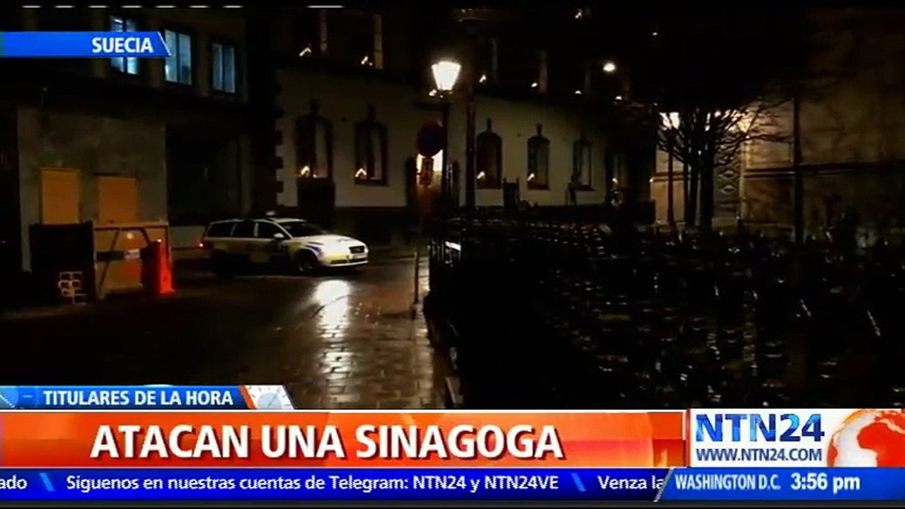 Al menos tres personas fueron detenidas tras intentar incendiar una sinagoga en Gotemburgo, Suecia