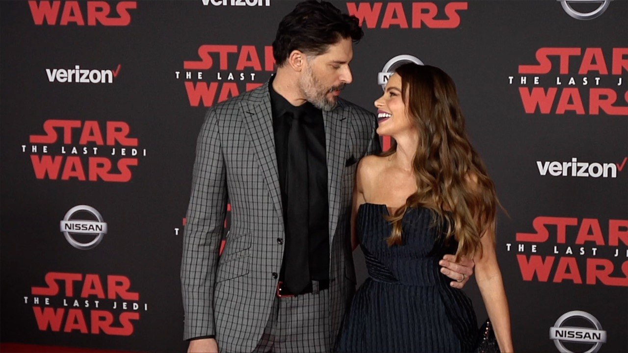 Sofia Vergara and Joe Manganiello "Star Wars The Last Jedi" World Premiere Red Carpet