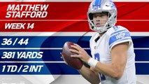 Top 5 Matthew Stafford throws | Week 14