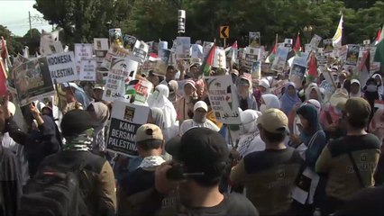 مظاهرات إندونيسية تحذر أميركا من الانحياز ضد فلسطين