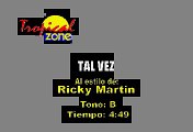 Tal Vez - Ricky Martin (Karaoke)