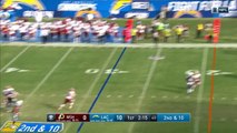 Philip Rivers lobs pass to Keenan Allen for 21 yards