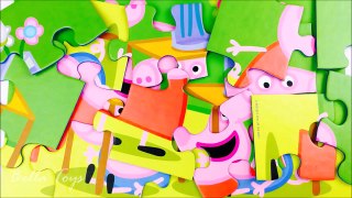 PEPPA PIG  PUZZLE UNBOXING  PEPPA PLAYS WITH GEORGE  TOY REVIEW FOR TODDLERS PRESCHOOLERS-CYQC7zrwy_g