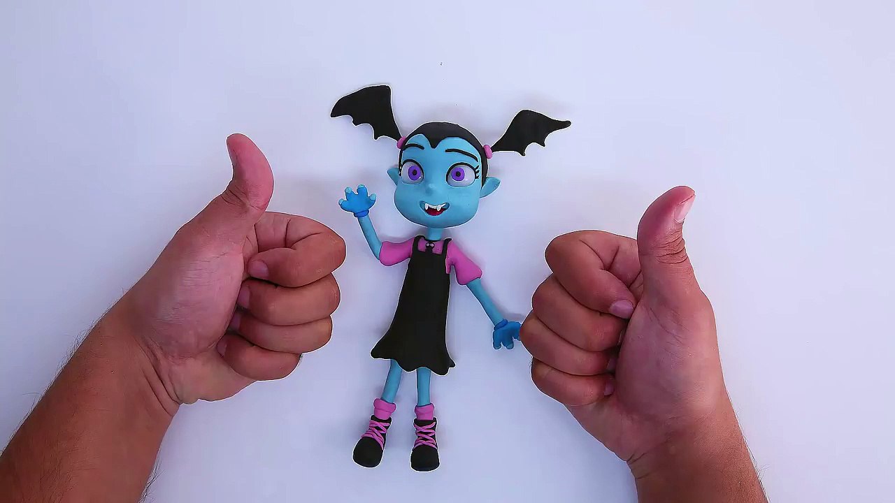 Draculaura Baby Monster High video animation  Frozen Play Doh Cartoons Stop Motion-JODb2Va2M4Y