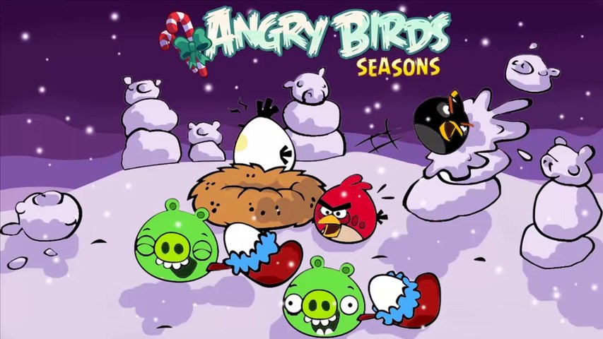 Angry Birds Seasons Christmas Coloring Page - Angry Birds Noel Coloring Book-uVygowHXccA