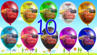 Learn Colors Learn to count With Disney Cars Balloons Surprise Toys-qqHCfmZPhXk