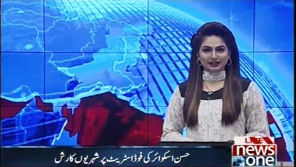 Citizens' rush on the food Street of the Hassan Square