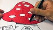Mushroom House Coloring Book _ Learning Coloring Pages for Kids-irMfbmfNtS8