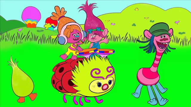 Trolls Movie Coloring and Painting Dreamworks Troll Art Part 2-SSl8M-QzP1s