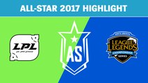 Highlight: Siêu Sao Trung Quốc (LPL) vs Siêu Sao Bắc Mỹ (NA LCS) - All-Star 2017 Highlight