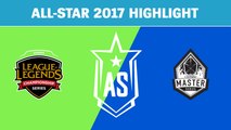 Highlight: Siêu Sao Châu Âu (EU LCS) vs Siêu Sao Đài Loan (LMS) - All-Star 2017 Highlight