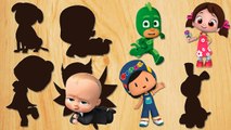 Wrong Shadow Wrong Slots Pepee Niloya Pocoyo Boss Baby PJ Masks to Learn Colors for Kids-YysBdfJtNqY