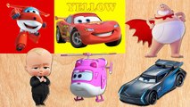 Wrong Slots Cars 3 Boss Baby Super Wings Minions Paw Patrol Oddbods For Learn Colors-Xhqe7GyPmuw