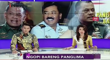 Panglima TNI Gelar Ngopi Bareng di Udara dengan Pesawat Hercules