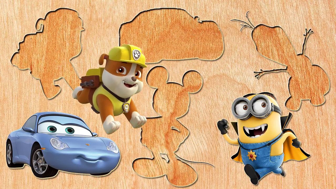 Wrong Slots Mickey Mouse Despicable me Minion Cars 3 Paw Patrol Frozen Olaf Learn Colors with Kids-FLvv_PmClWA
