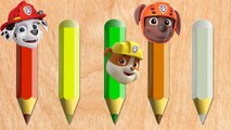 Wrong Slots Wrong Heads with Pencils Paw Patrol Marshall Zuma Chase Everest Rocky For Learn Colors-mQlJeRxajgM