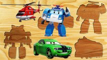 Wrong Vehicles Wooden Slots Disney Cars 3 Planes 2 Robo Cars Poli Chuggington to Learn Colors for Ki-e7OywVULcHE