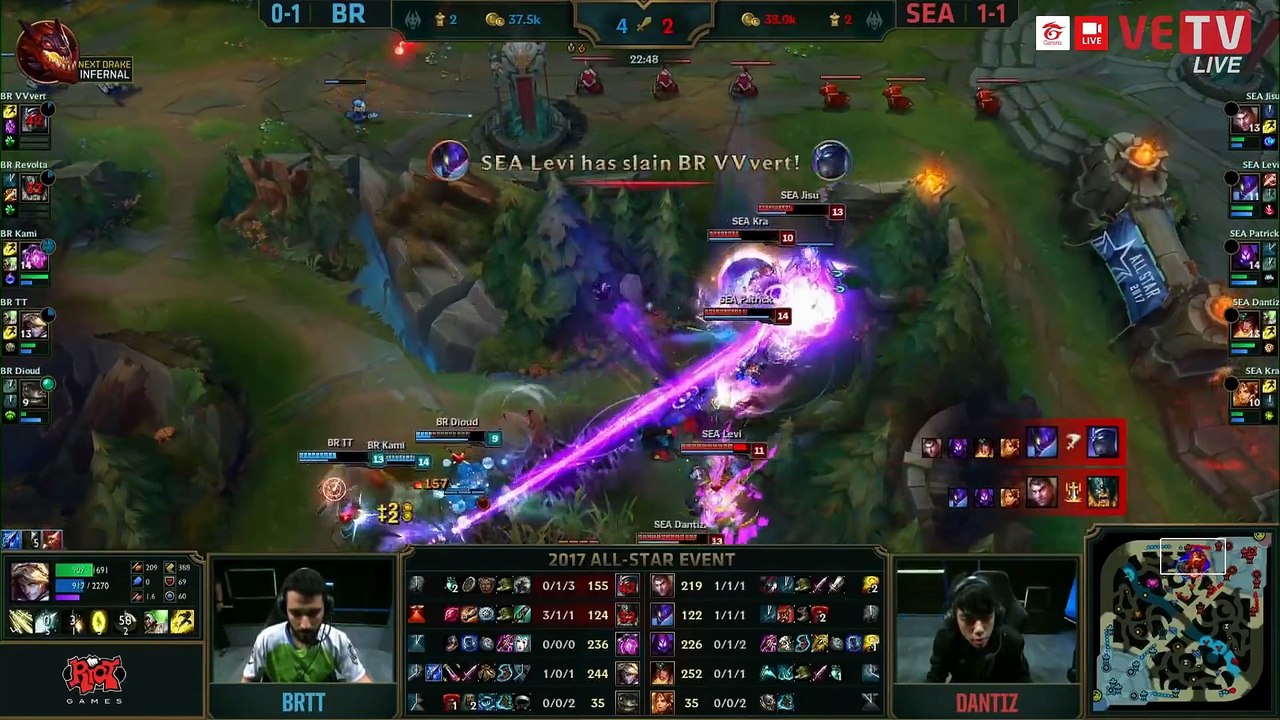 [ALL-STAR2017] BRAZIL VS. SOUTHEAST ASIA [HIGHLIGHTS] | LEAGUE OF LEGENDS