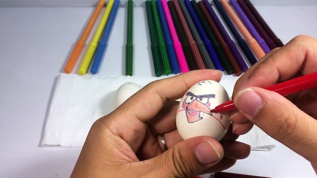 Angry Birds Coloring Easter Eggs - Angry Birds Drawing and Colouring-9ozK4altGzU