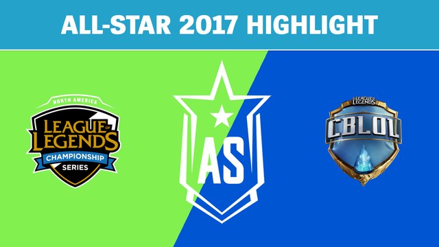 Highlight: Siêu Sao Bắc Mỹ (NA LCS) vs Siêu Sao Brazil (CBLOL) - All-Star 2017 Highlight