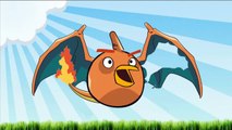 Angry Birds Pokemon Go Transform - Pokemon Transform to Angry Birds For Learning Colors Part 4-FviwqngtbuI