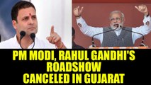 Gujarat Assembly polls : PM Modi and Rahul Gandhi's road show canceled | Oneindia News