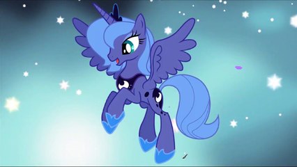 My Little Pony Transforms Princess Luna -  MLP Color Change Video For Kids 5-kEM0jpp0njM