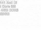 Dell Latitude E6410 Notebook  141 Zoll Display  Intel Core i5520M  24 GHz  4GB DDR3