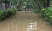 Tanggul Jebol, Desa Krembangan Terendam Banjir