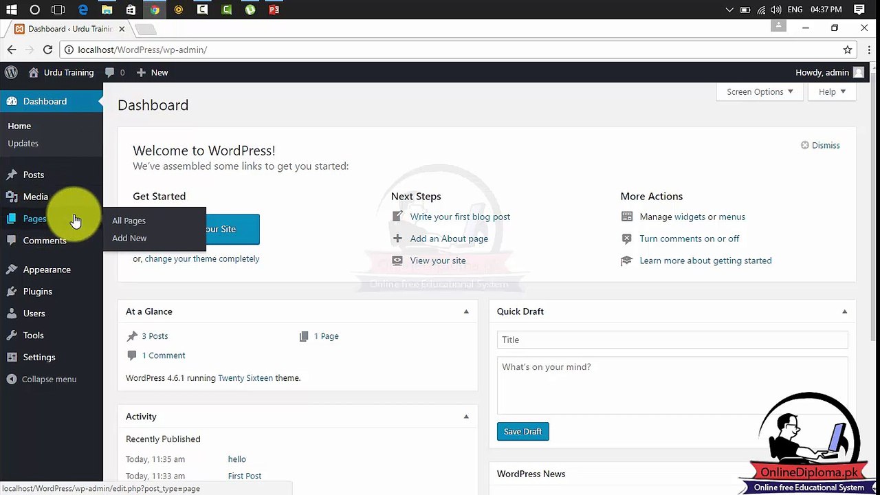 Wordpress Lesson 08