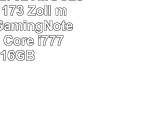 Asus ROG GL702VMGC280T 439 cm 173 Zoll mattes FHD GamingNotebook Intel Core i77700HQ