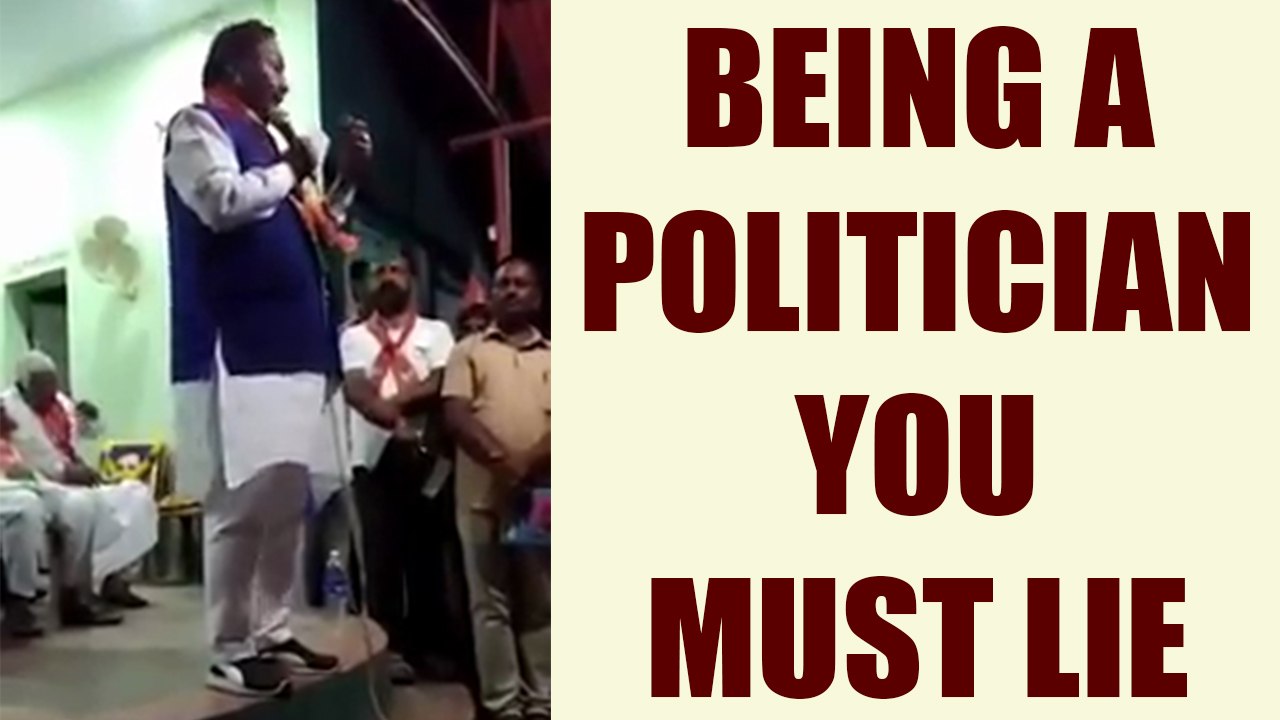 Karnataka BJP leader KS Eshwarappa ask party workers to lie to public, Watch video | Oneindia News