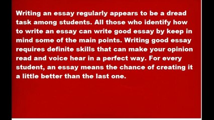 how to write better essay
