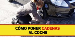 Cómo colocar las cadenas de nieve