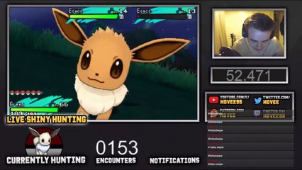 EPIC LIVE SHINY EEVEE REACTION! Pokémon Sun and Moon Live Shiny Pokemon Hunting Reaction!-K0yaS7UZLa8