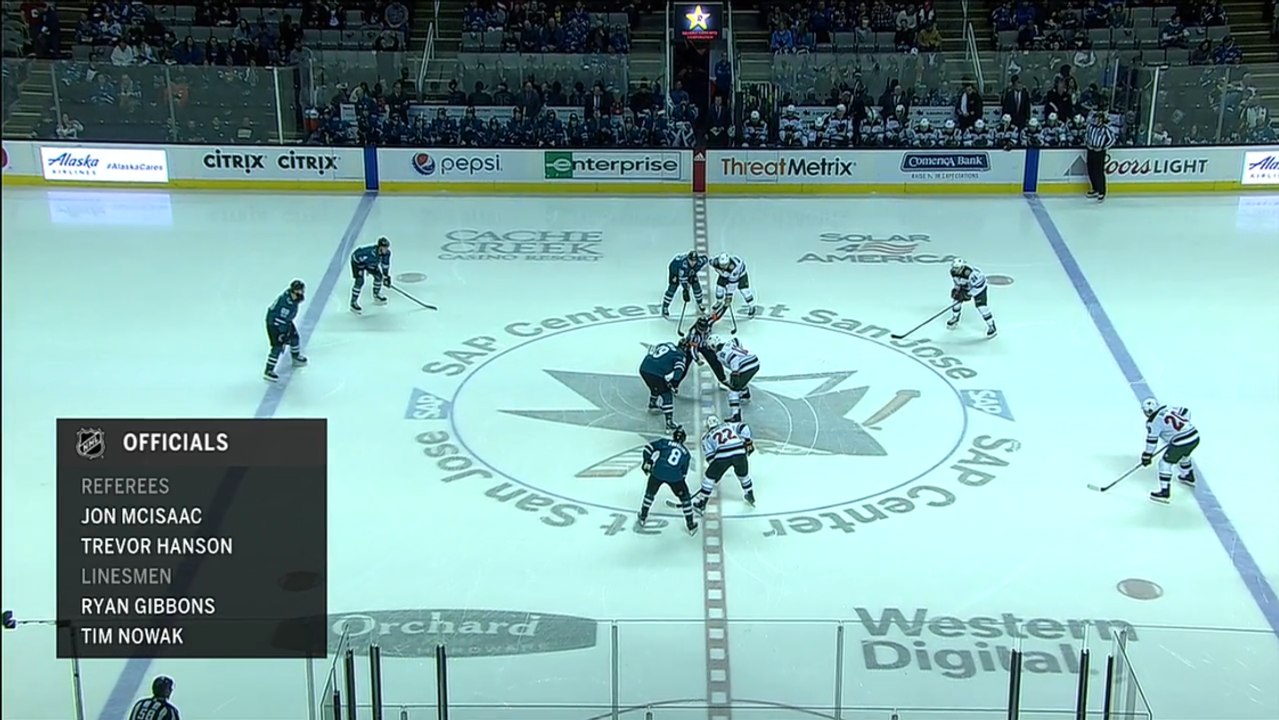 NHL - Minnesota Wild @ San Jose Sharks - 10.12.2017