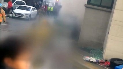 천안 원룸 건물에 화재...12명 다쳐 / YTN