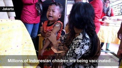 Indonesia vaccinates millions to halt deadly diphtheria outbreak