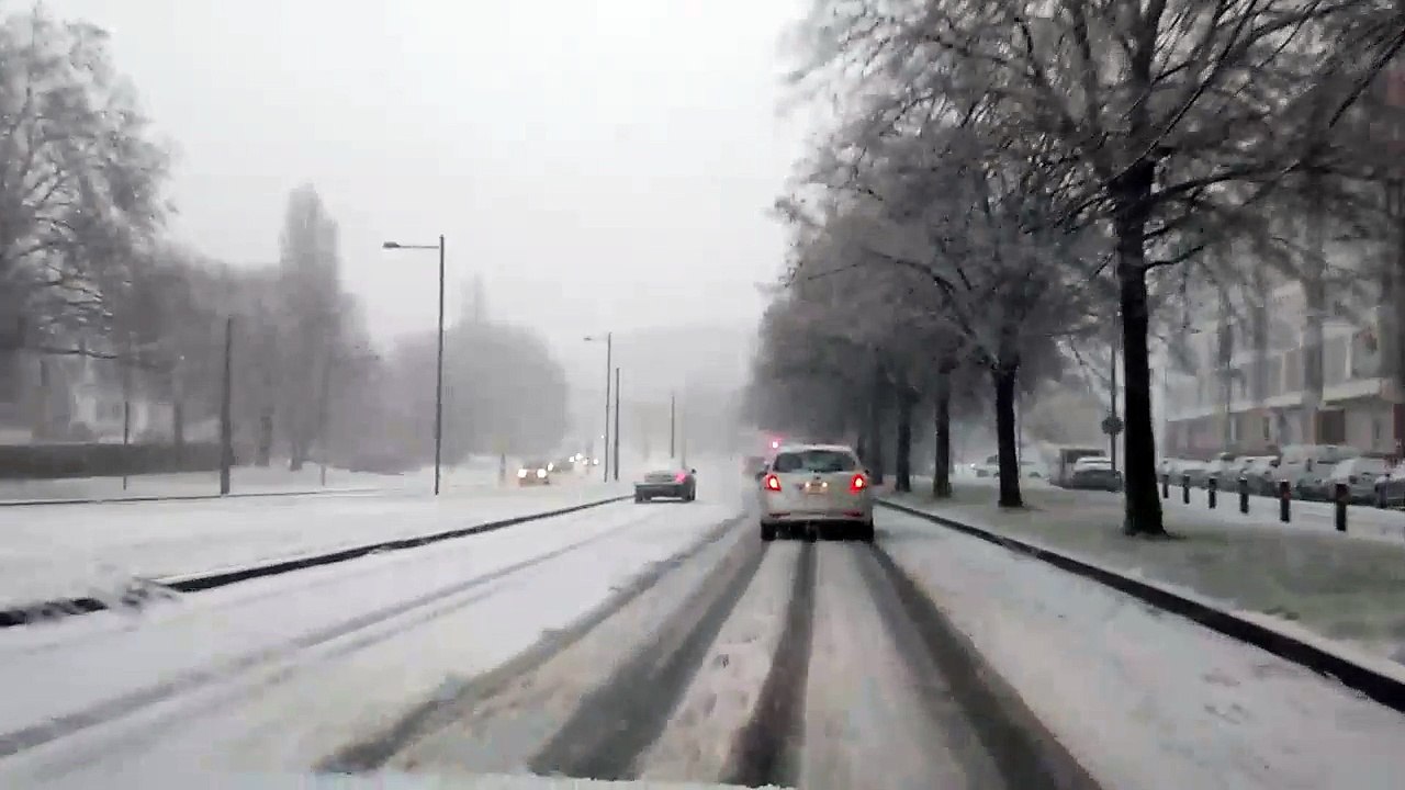 Schaerbeek sous la neige (11 décembre 2017)