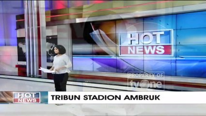 Tribun Stadion Barombong Makassar Ambruk, DPRD Minta Kontraktor Bertanggungjawab