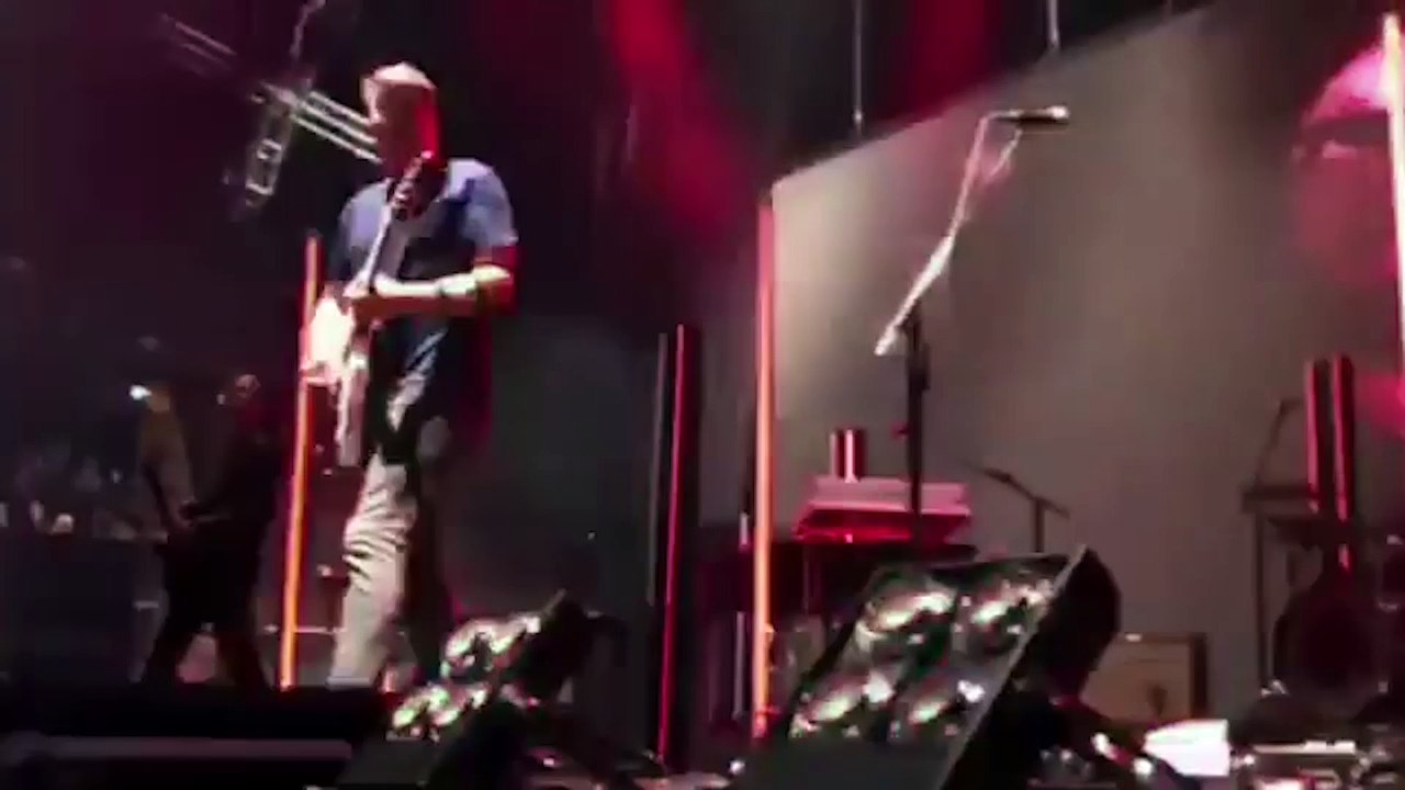 Josh Homme (Queens of the Stone Age) donne un coup de pied à une photographe en plein concert