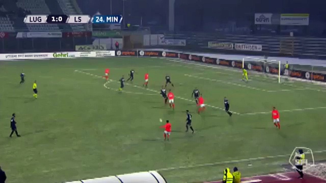 Lugano 1:1 Lausanne (Swiss Super League 10 Dezember 2017)