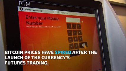 Bitcoin skyrockets as futures trading launches