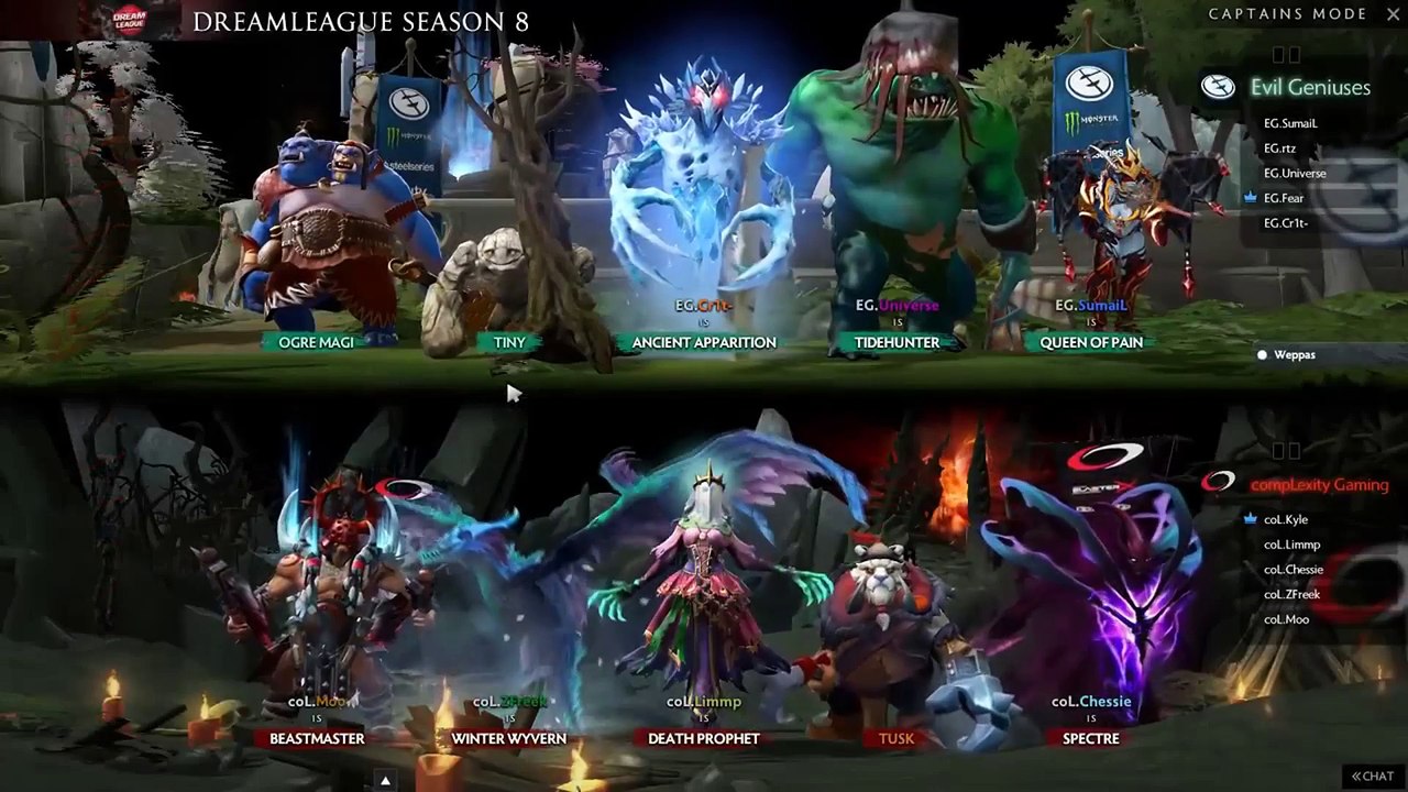 EG vs CoL - NA GRAND FINAL - DreamLeague 8 MAJOR DOTA 2