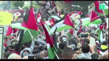 Des manifestants anti-Trump s'en prennent à l'ambassade américaine au Liban