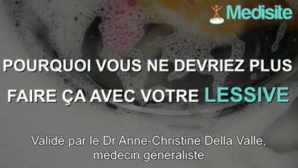 Pourquoi vous ne devriez plus faire ça avec votre lessive
